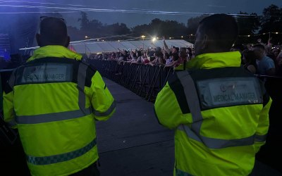 Both our Medical Managers overseeing a music festival