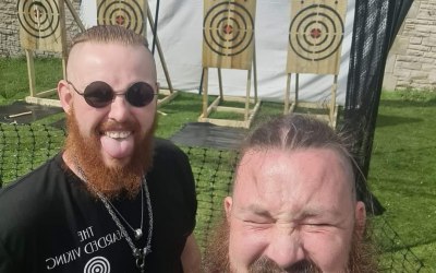 Ginge and The Bearded Viking at Durham County Show