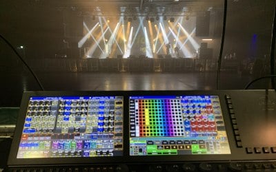 A Lighting package provided for a bands uk tour
