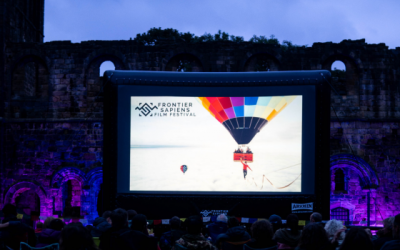 Outdoor cinema (inflatable screen)