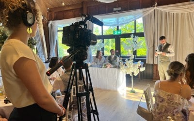 Elodie filming Ellie and Sam 28.4.25