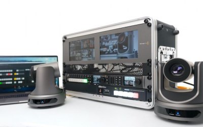 Vision mixer and PTZ cameras.