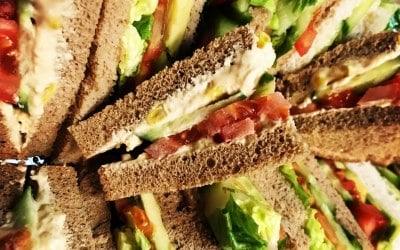 Homemade sandwiches 