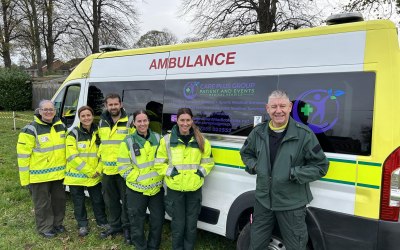 Some of the Medical team at a Tape2Tape running event