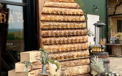 Champange Wall - pefect for your drinks reception