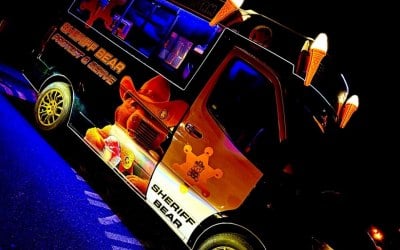 Sherriff bear at nigh