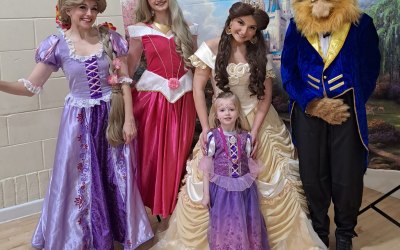 Princesses and Beast Mascot