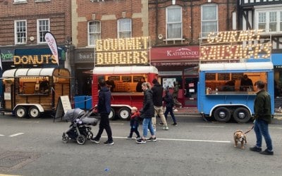 Vintage food courts