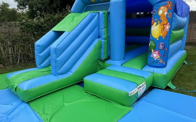Green/ Blue - Party Fun - Combi - 18ft x 12ft