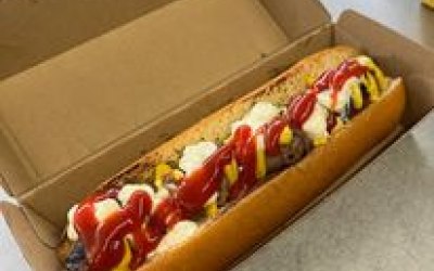 Rarebreed pork hot dogs