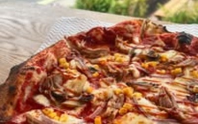 Our classic bbq pork pizza 