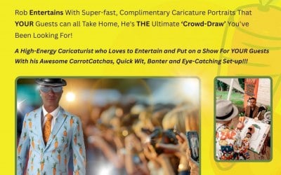 The Ultimate 'LIVE' Caricature Experience!