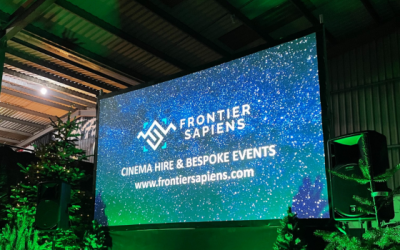 Indoor cinema bespoke hire (fastfold screen)