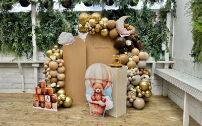 A Surprise Baby Shower with a beauty bear theme