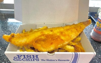Haddock and chips 