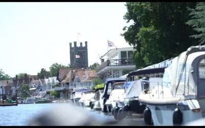 Still from ' Phyllis Court: Henley-on -Thames, Oxfordshire – Regatta Preparation Members Promotional'