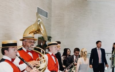A wedding reception with Silk Street Jazz