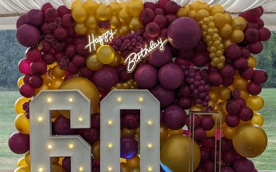 60th Birthday Backdrop 
