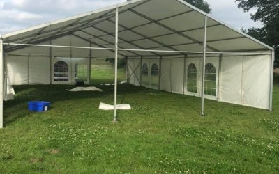 marquee set up