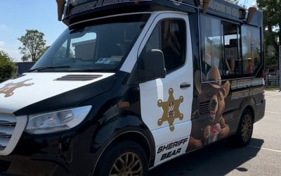 sherriff by day patrolling the streets