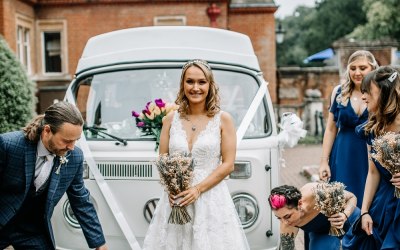 Meg on her wedding day!