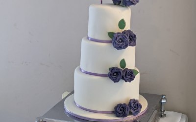Three tier Wedding cake 
