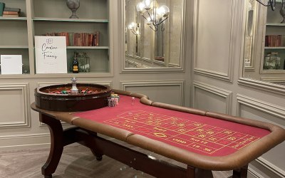 Our luxury roulette table