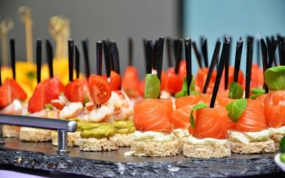 Canapes and bowl food catering 
