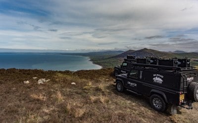 Land Rover Drover on Snowdonia 