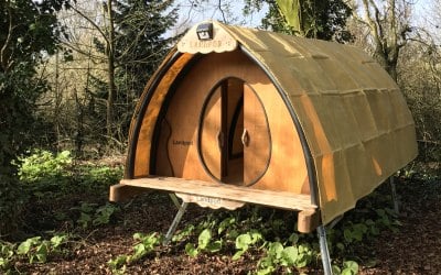 Luxury glamping pod