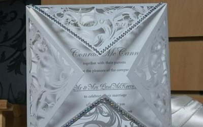 Handmade Wedding Stationery, Cookstown Wedding Stationery, Cookstown