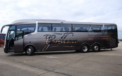 61 Seat executive coach with USB ports