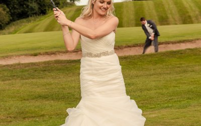 GCG Photography - Golfing Bride & Groom