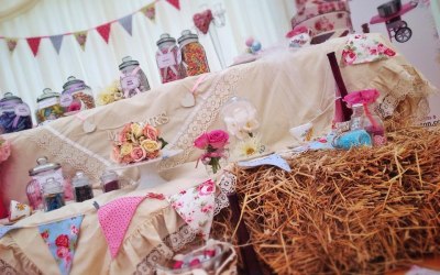 Candy Magic Hay Bale Candy Table