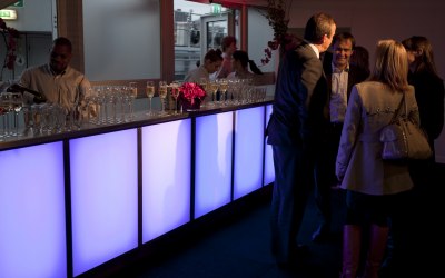 Contempory LED mobile bar units Nicks Mobile Bar 1