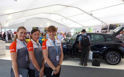 Event hostesses at Goodwood Festival of speed for Porsche