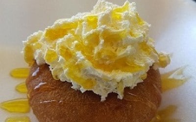 Lemon Drizzle Donut Dessert