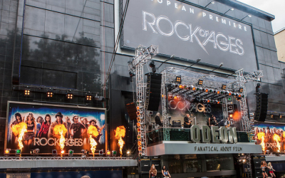 film premiere production leicester square, london