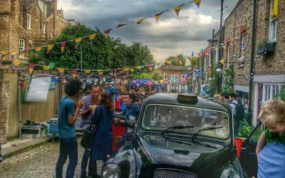 The Tipple Taxi at a Street Party