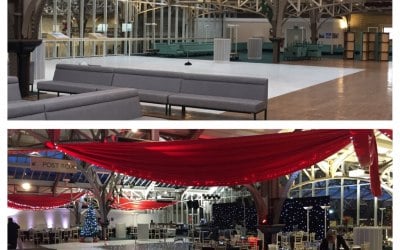 Event Planning & Venue Transformation - Before and After.