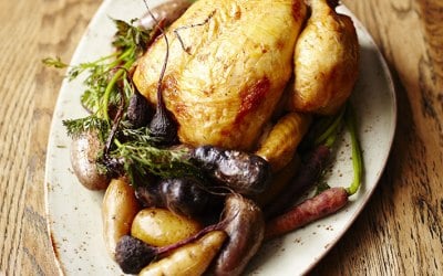 Umami Roasted Chicken by Chef Damian Wawrzyniak