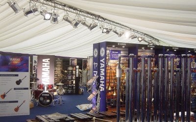  Simple Parcan lighting for an inhouse trade show