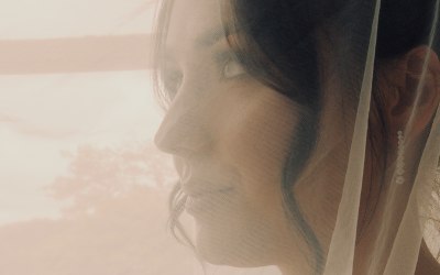 Danielle - The Bride, Close up shot at Beamish Hall Co. Durham