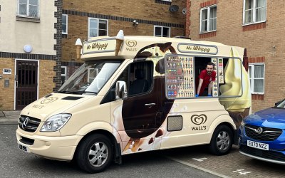 One of our ice cream vans. 