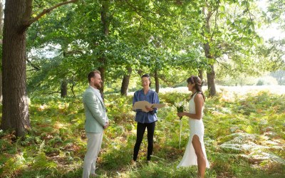 Adi and Nick elopement Richmond Park 