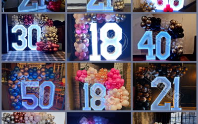 Examples of our Light up numbers