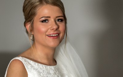 Bridal up do and makeup in Christchurch 