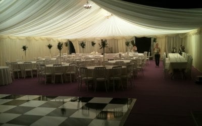 dance-floor party marquee