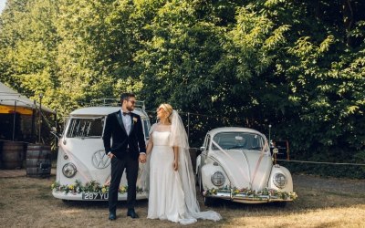 VW Campervan and VW Beetle Wedding Cars
