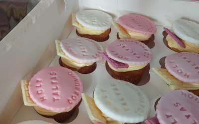 Personalised cupcakes 